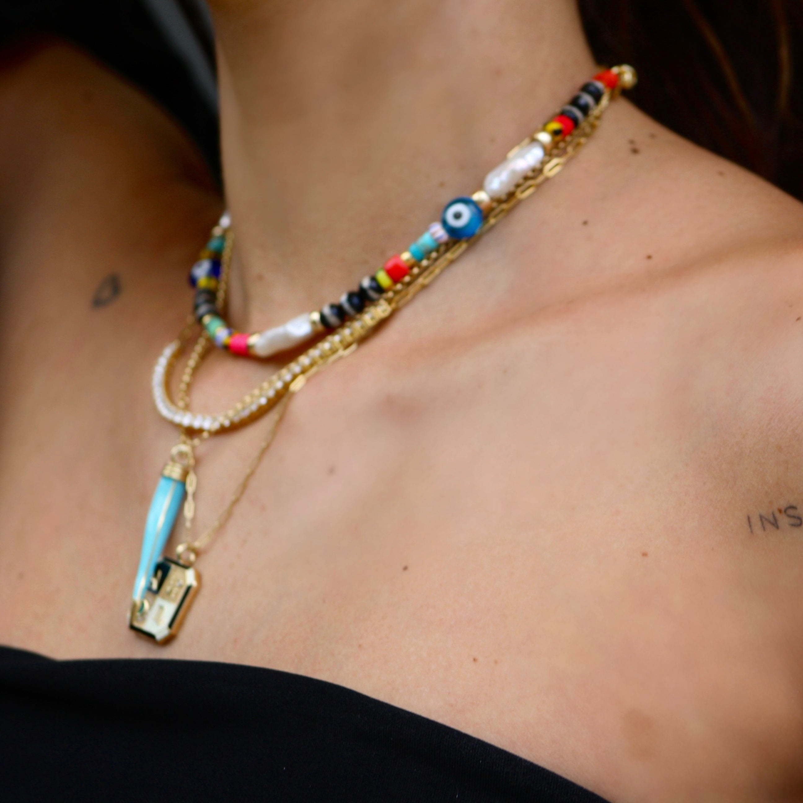 Zulu Pearl Choker