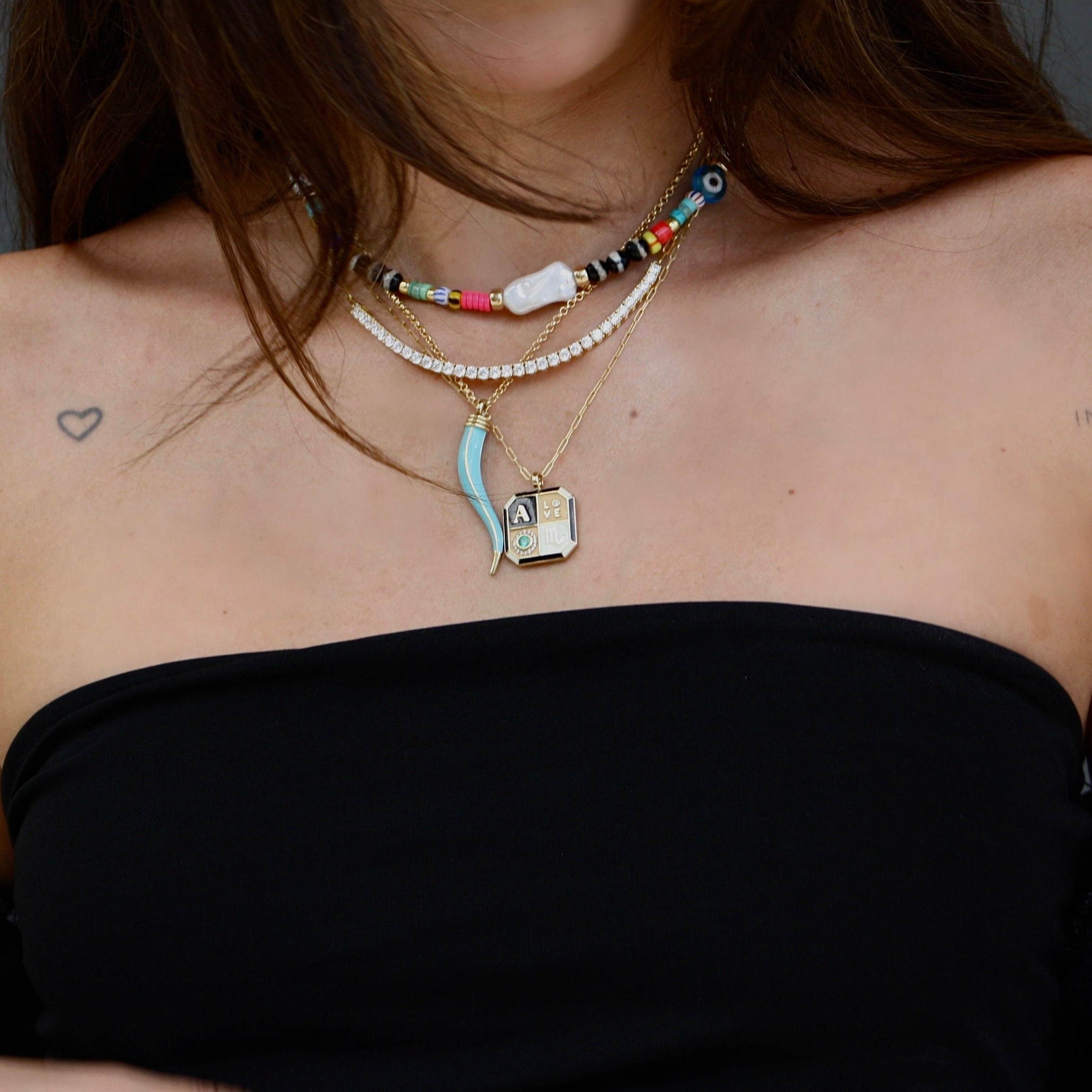 Zulu Pearl Choker