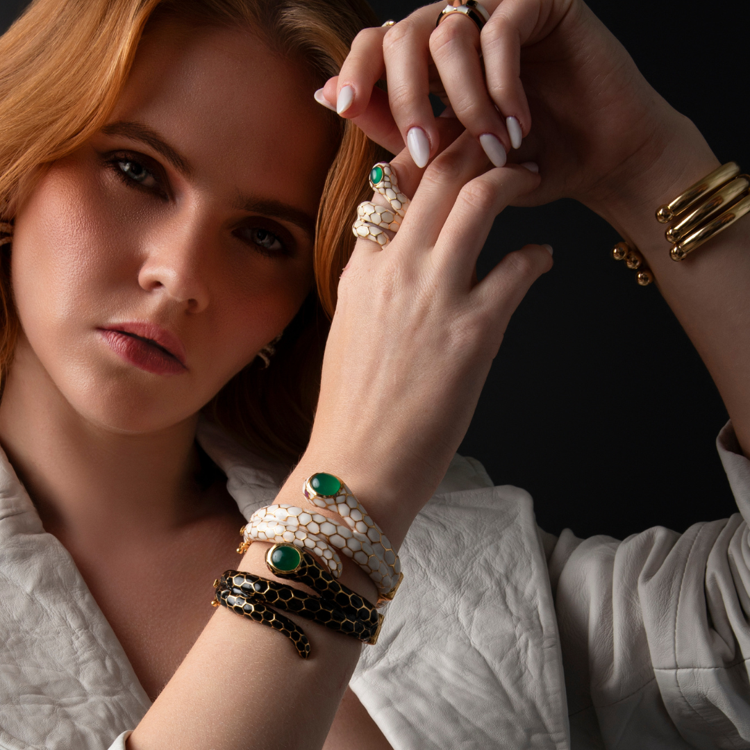 Anakonda Black Snake Bracelet