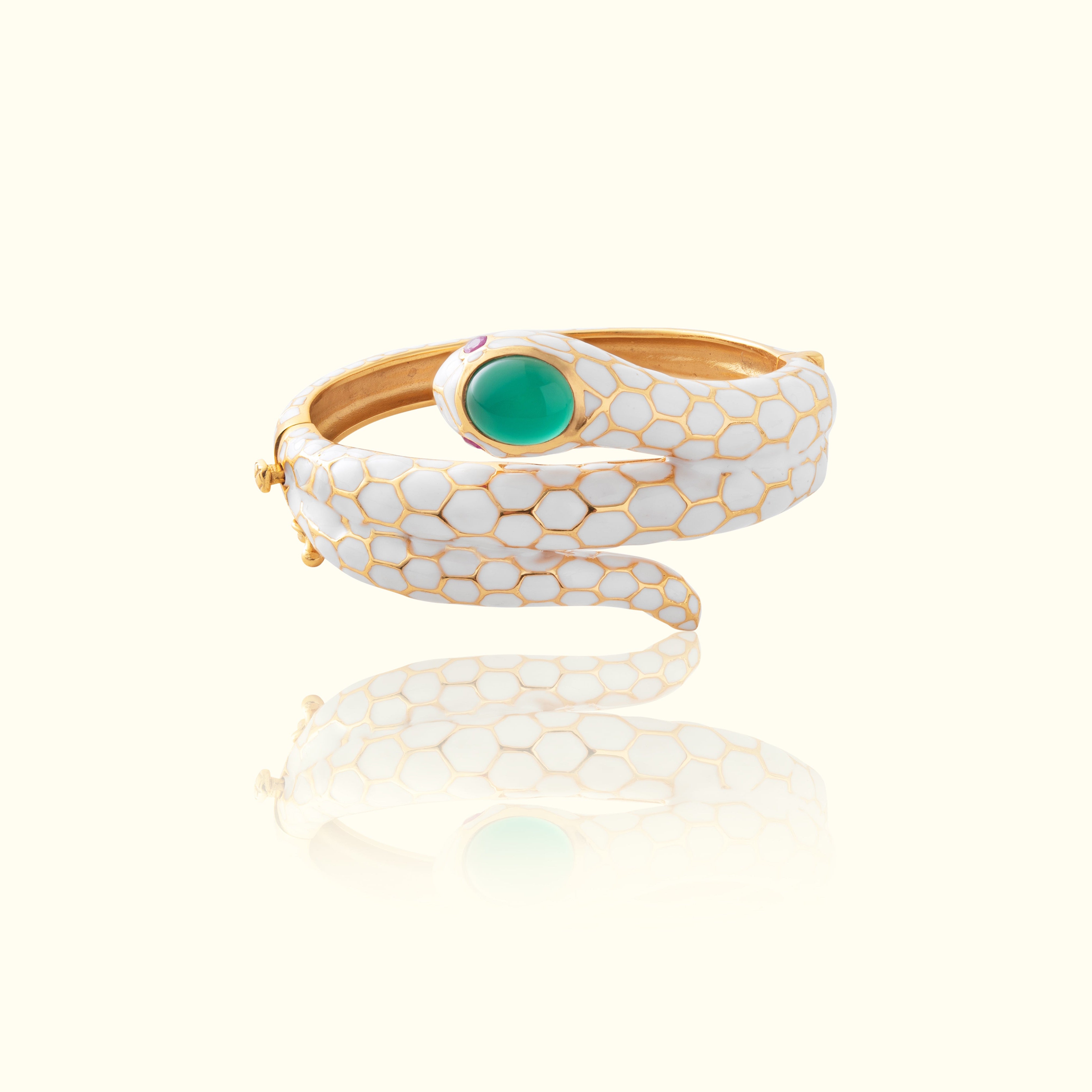 Anakonda White Snake Bracelet