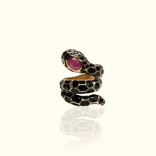 Load image into Gallery viewer, Anakonda Black Ring
