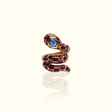 Load image into Gallery viewer, Anakonda Burgundy Ring
