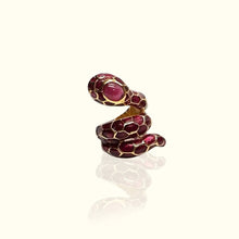 Load image into Gallery viewer, Anakonda Burgundy Ring
